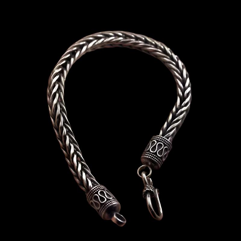 Fashion Braided Stainless Steel Bracelet Men\'s Armband Nordic Bracelet Biker Riding Rock Party Jewelry