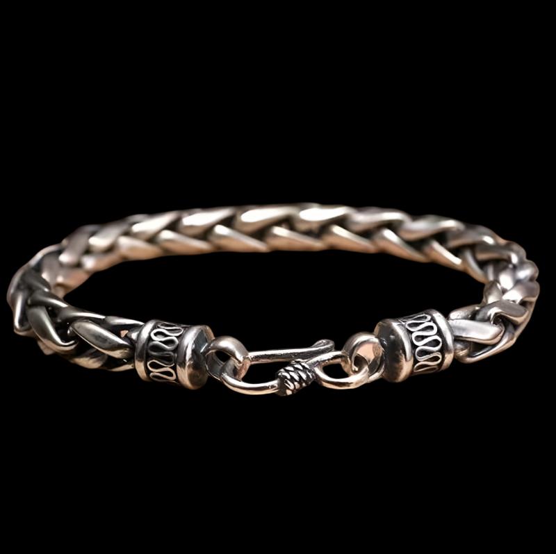 Fashion Braided Stainless Steel Bracelet Men\'s Armband Nordic Bracelet Biker Riding Rock Party Jewelry