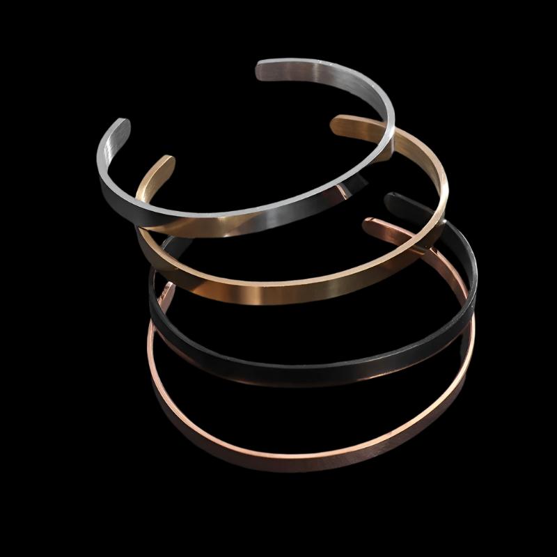 Casual Cuff Bangles Couple Jewelry